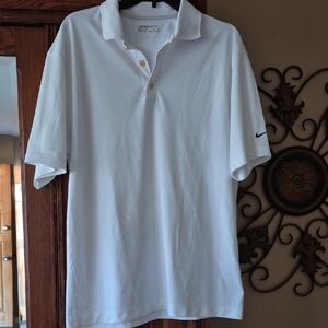 Nike Men's White Polo Shirt